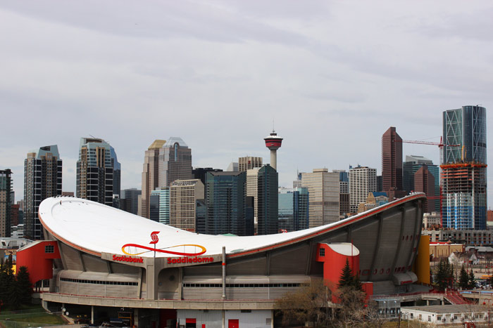 Calgary, Kanada: Skyline mit Saddledome